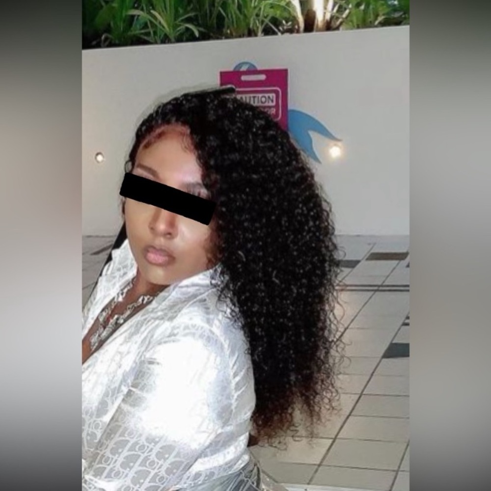 Curly Black Human Wig “Unice wig” Used wig